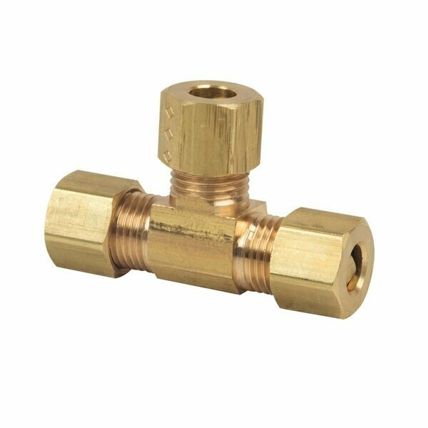 #64-C 1/4 Inch Lead-Free Brass Compression Tee, Thrifco Plumbing, Mfr#: 4401065